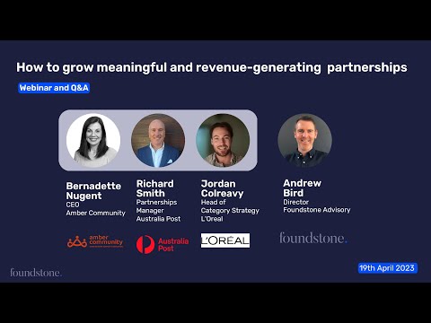 How to grow meaningful and revenue-generating  partnerships