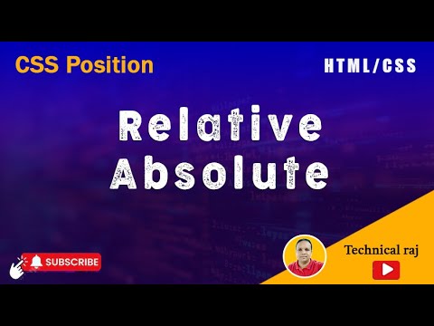 Position Absolute Relative in HTML - #coding #html #react