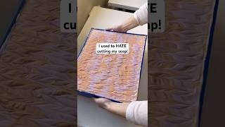I used to HATE cutting soap! 🧼(Re post from a few years ago) #soap #soapcutting