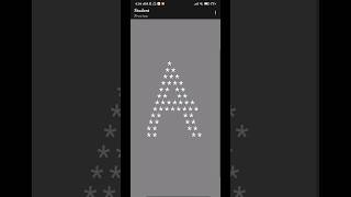 "A" | How to Print Alphabet's Pattern With The help of javaScript