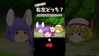 人間の里はどっち？｜東方project【ゆっくり茶番劇】