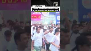 Large number of people participate in 6th edition of BSE Bull Run 2026