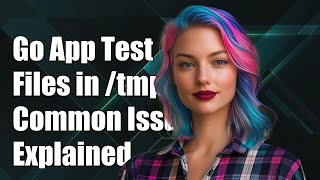 Why Does Go App Test Look for Files in /tmp? Common Issues Explained
