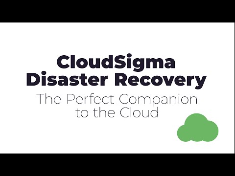 CloudSigma Disaster Recovery as-a-Service (DRaaS) Offering