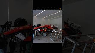 HE BOUGHT A FORMULA 1 CAR TO PUT IT ON THE WALL😱🏎️💸