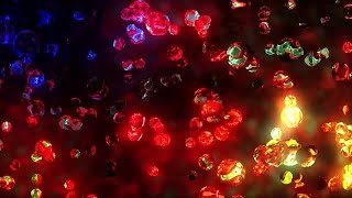 Cascading Colorful Light Balls Stock Motion Graphics