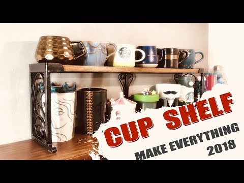 Make coffee cup shelf | Mug Rack |