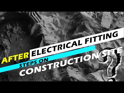 No body tells this Work to do after Electrical fitting : concrete and jute fixing