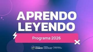 Programa Aprendo Leyendo 2026