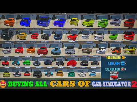 Buying All Cars Of Car Simulator 2 | Car Simulator 2 Version 1.57.40 Mod Apk #carsimulator2