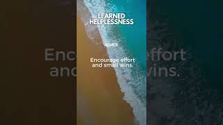 Learned Helplessness ...  #facts #DeepFocus #ProductivityHacks #ConcentrationPower #FocusBoost