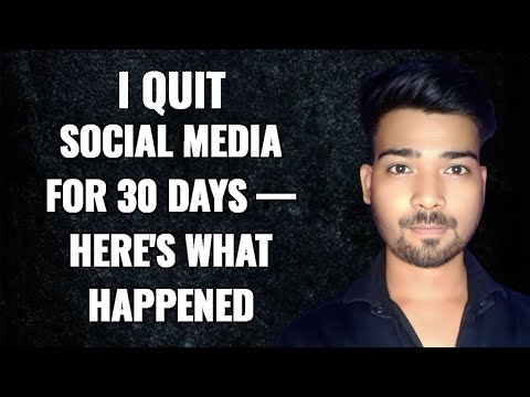 I Quit Social Media for 30 Days – Here's What Happened