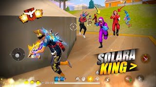 FREEFIRE 🔥" SOLARA KING " 🤯 Solo vs Squad Mp40 + XM8 🎯 17 Kills Total - Garena free fire #freefire