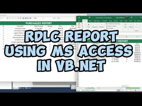 How to create an RDLC report in vb.net