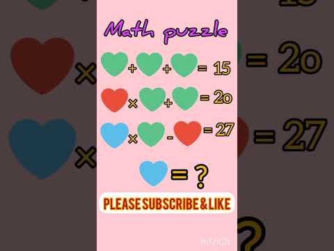 math puzzle .math challenge .iq test #maths #puzzle #iqtest #shortsyoutube #shorts #foryou #viral