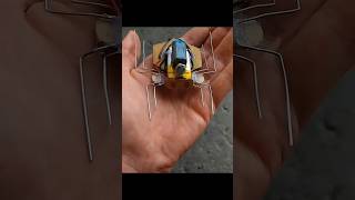 "Mini DIY Robot Made with Hardware Tools – Smart Invention!"#MiniRobot#SmartInvention#DIYRobot