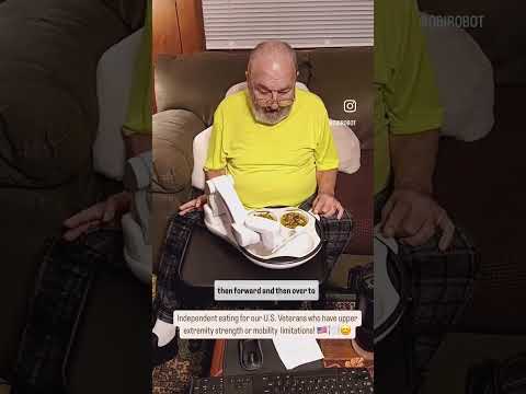 U.S. Veteran, Don, Enjoys Independent Eating with Obi Self-Feeding Assistive Technology