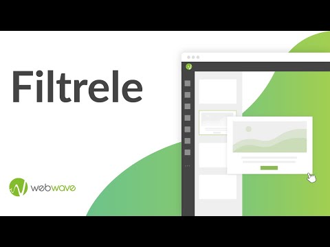 Cum folosești filtrele WebWave pentru a seta stilul site-ului tău?