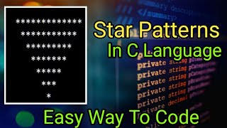 star patterns printing  , how to use code blocks , #coding programming C #codeblocks #cuppiya#maths