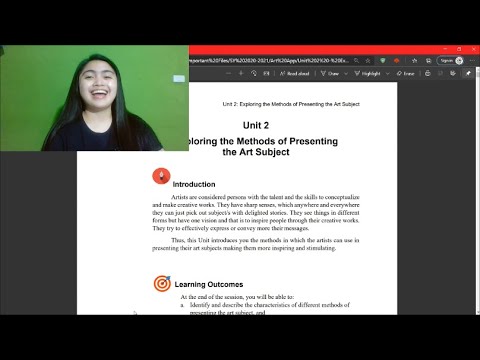 (Art Appreciation) Unit 2 - Exploring the Methods of Presenting the Art Subject