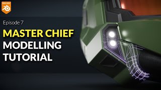 Blender Master Chief Helmet Modelling Tutorial | Episode 7