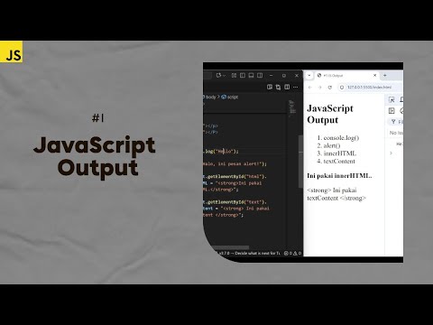 Belajar JavaScript: Cara Menampilkan Output dengan console.log() | Seri JS #1