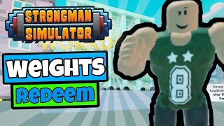 ALL *NEW* STRONGMAN SIMULATOR CODES #shorts