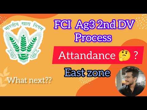 FCI AG3 2nd Dv process 🤔Present %?? Will it affect waiting list clearance? #fci #fcirecruitment2022