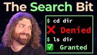 Unix Directory Permissions - Why you need the execute (or search) bit - You Suck at Programming #075