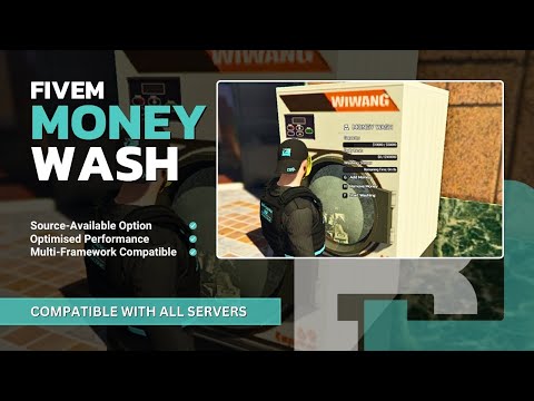 FiveM Money Washing Script | [ESX  / QBCore / QBX / OX]