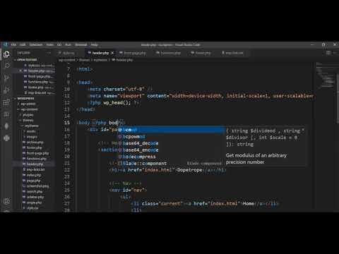 20. How to Add bodyclass function to header | Complete WordPress Theme & Plugin Development | 2023