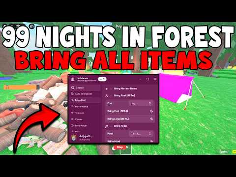 99 Nights in the Forest Script Auto Farm, Bring Items & Survival Guide (Roblox 2026)