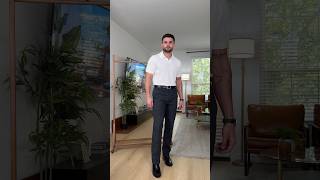 Business casual outfit idea for hot weather