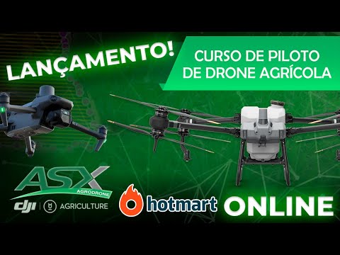 Curso Online PILOTO DE DRONES DE PULVERIZAÇÃO - ASX DRONES