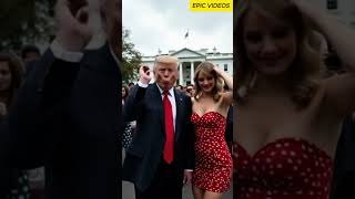 Trump & Taylor Swift  Funny  Dance at the White House! 💃😂❤️ #aigenerated #melaniatrump #trumpdance