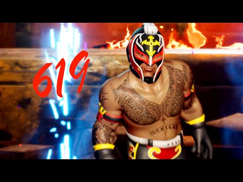 WWE 2K Battleground Rey Mystrerio 619 Vs Bray Wyat