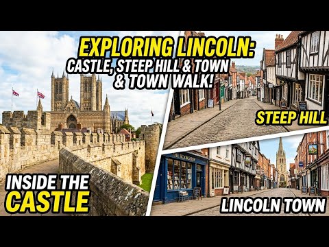 A Castle Fortress and a Very Steep Hill? The Second Part of the Historic Lincoln Videos 🏰 🍴👿 