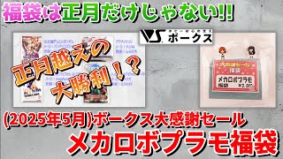 【2025年5月】ボークス大感謝セールメカロボプラモ3,000円福袋開封動画