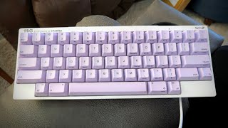 Wisteria #HHKB Happy Hacking Keyboard Stamped Full Topre Keycap Key Top Set hhkeyboard.us Lavender