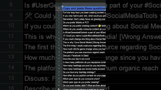 Social Media Conversation Starters, Questions, and Prompts for high Engagement! #contentideas