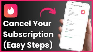 How To Cancel Subscription On Tinder !