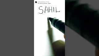 SAHIL❤️ Comment down ye name for the next logo 👍#customlogodesign #youtubeshorts #shorts #viral