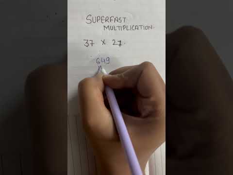 Super fast multiplication trick | easy trick to multiply numbers#mathshorts #mathtricks #maths#short
