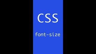#1 font-size | CSS | Frontend | Take it easy #shorts