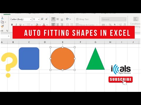 How to insert auto fitting shapes into cell in Excel