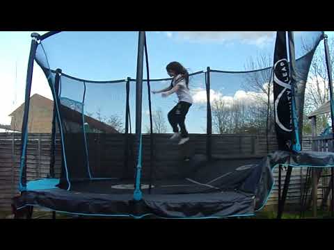 Triple backflip on my new ultimate trampoline!!!