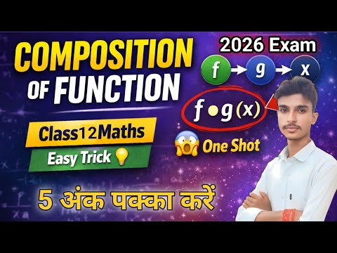 Composition of Functions in 15 Minutes 🔥 | Class 12 Maths | JEE Basics