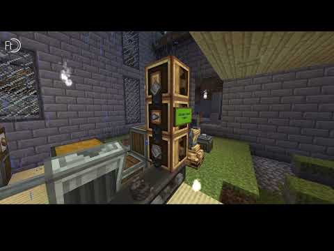 Minecraft Create: Motor factory demonstration