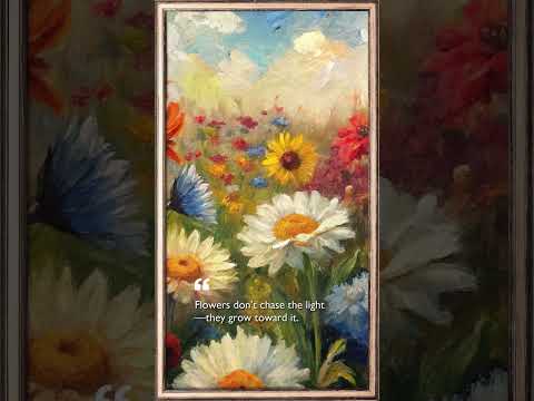 Turn Your TV into Vintage Art 🌸 | Floral Oil Painting for TV