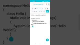 First program in C# | how to write helloworld program in C# |#shorts #programming #firstprogram